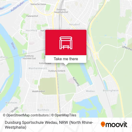 Duisburg Sportschule Wedau map