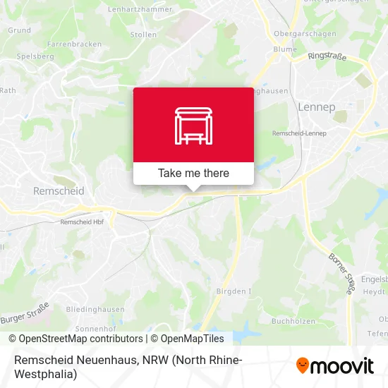 Remscheid Neuenhaus map