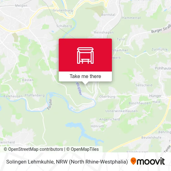 Solingen Lehmkuhle map
