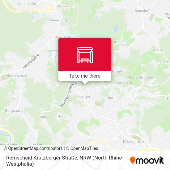 Remscheid Kratzberger Straße map