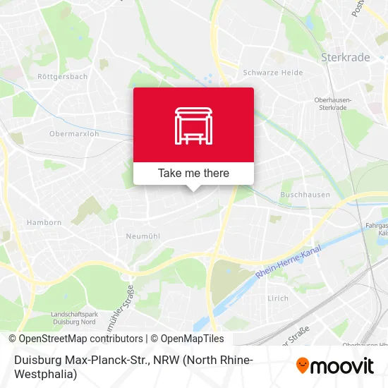 Duisburg Max-Planck-Str. map