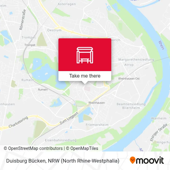 Duisburg Bücken map
