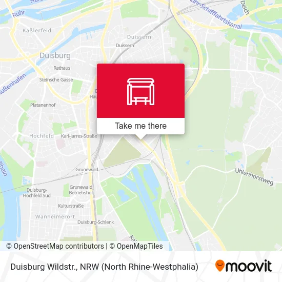 Duisburg Wildstr. map