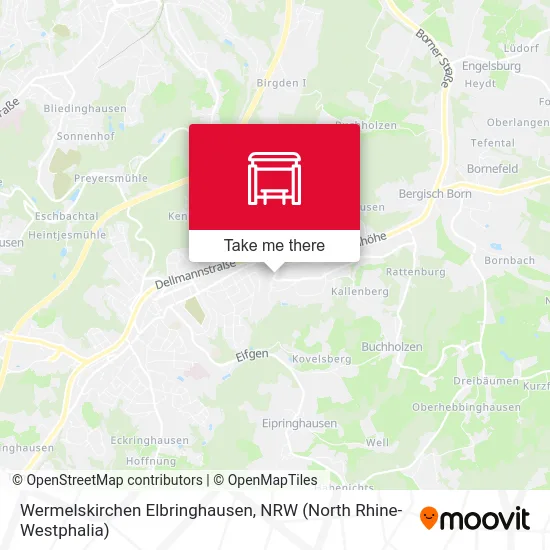 Wermelskirchen Elbringhausen map