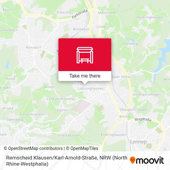 Remscheid Klausen / Karl-Arnold-Straße map