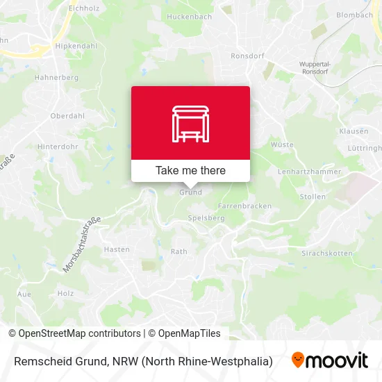 Remscheid Grund map