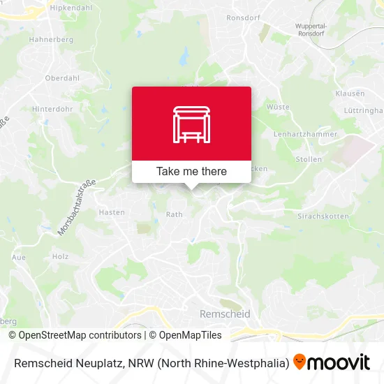 Remscheid Neuplatz map