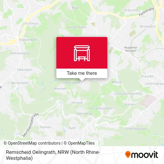 Remscheid Oelingrath map