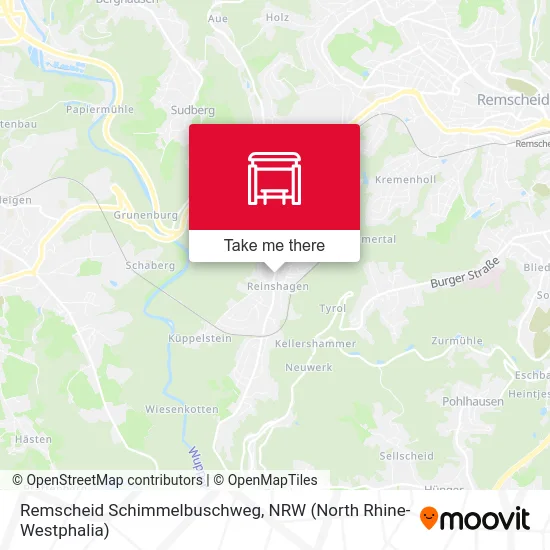 Remscheid Schimmelbuschweg map