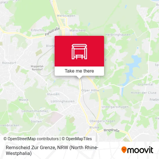 Remscheid Zur Grenze map