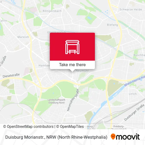 Duisburg Morianstr. map