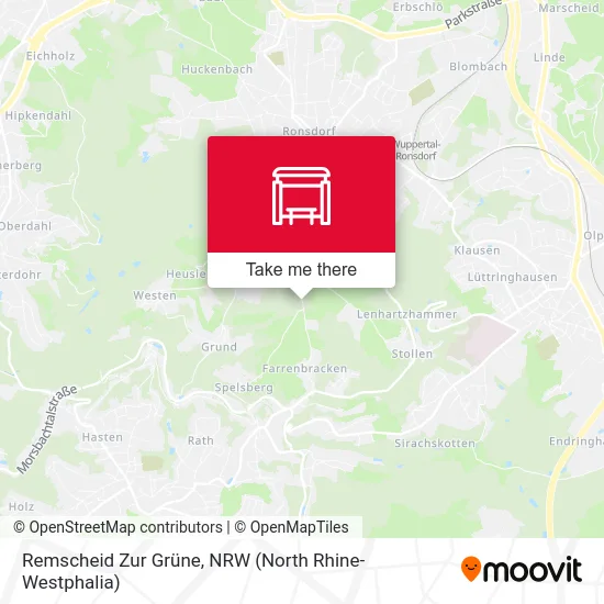 Remscheid Zur Grüne map