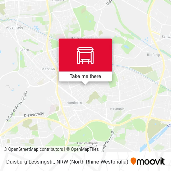 Duisburg Lessingstr. map