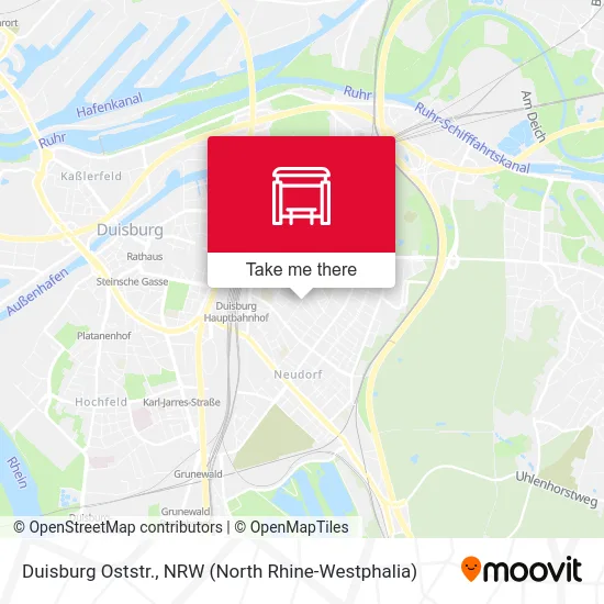 Duisburg Oststr. map