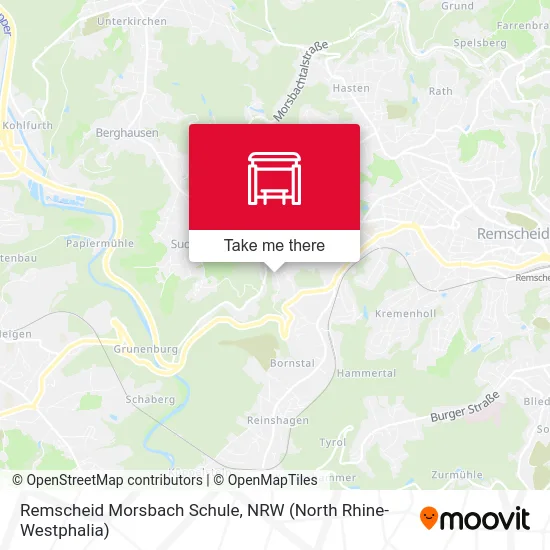 Remscheid Morsbach Schule map