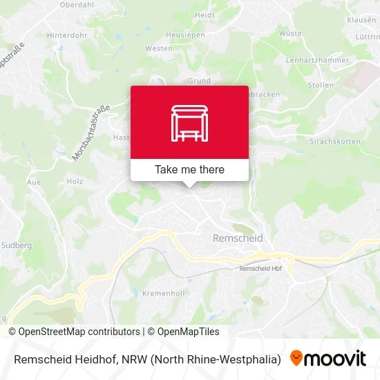 Remscheid Heidhof map