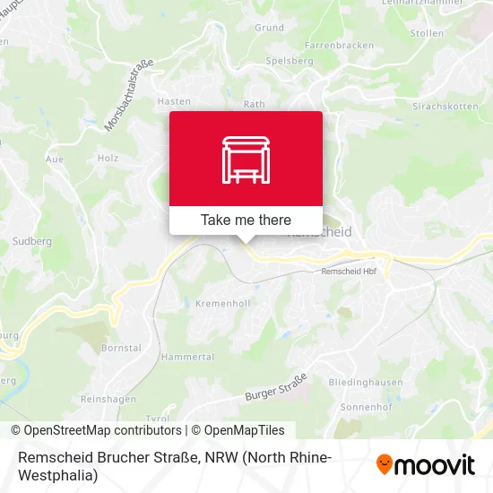 Remscheid Brucher Straße map