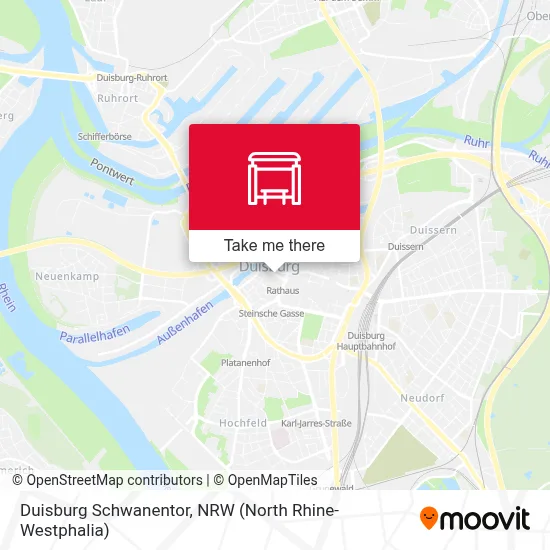 Duisburg Schwanentor map