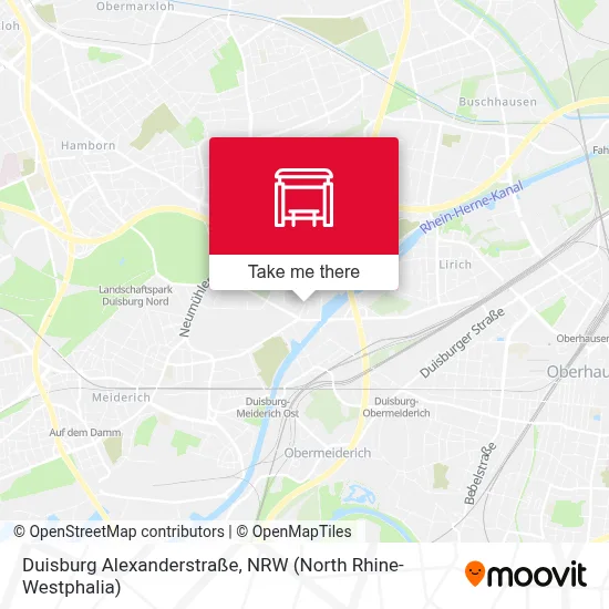 Duisburg Alexanderstraße map
