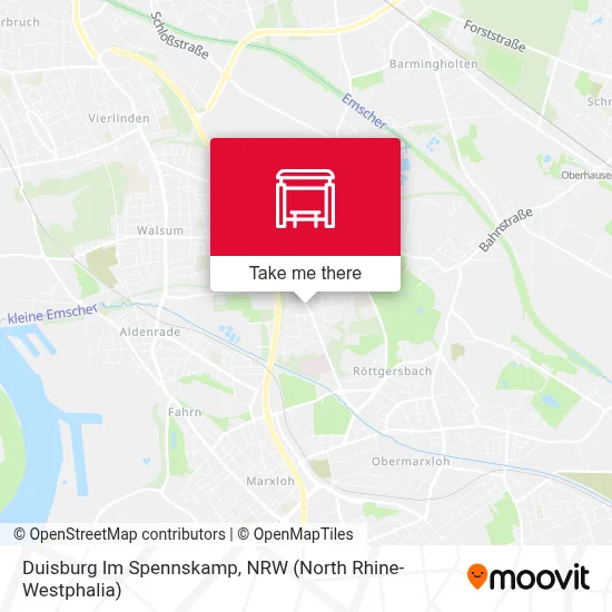 Duisburg Im Spennskamp map