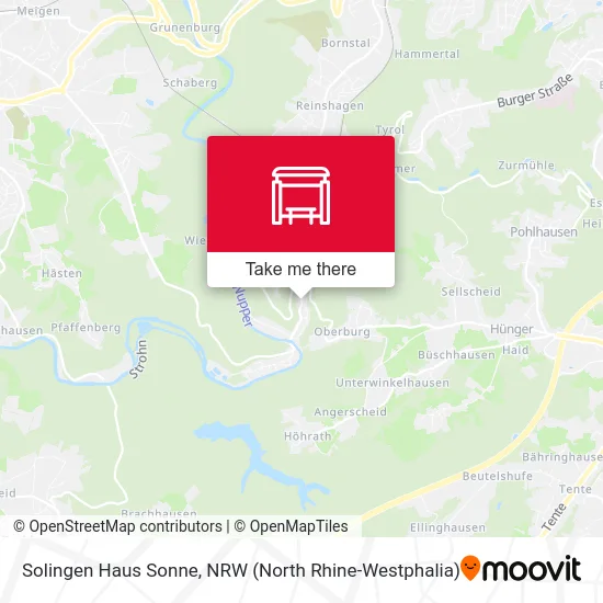 Solingen Haus Sonne map