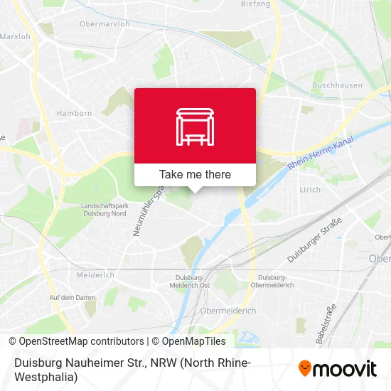 Duisburg Nauheimer Str. map