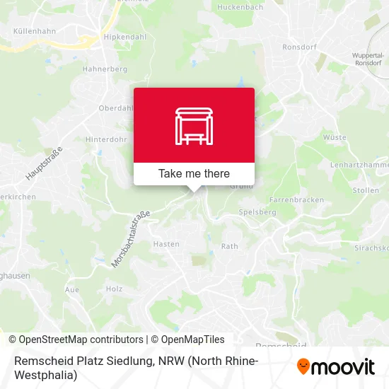 Remscheid Platz Siedlung map