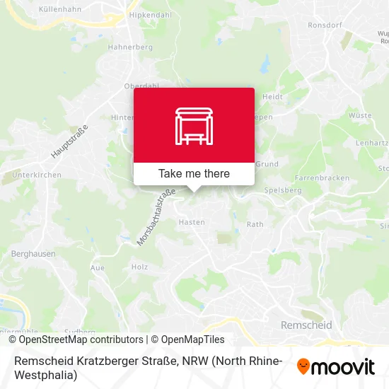Remscheid Kratzberger Straße map