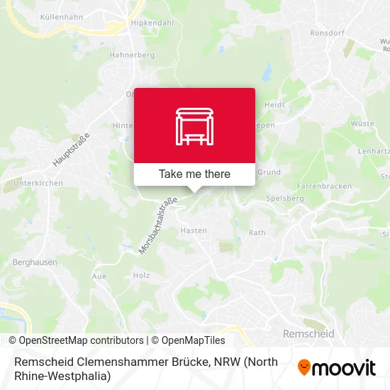 Remscheid Clemenshammer Brücke map