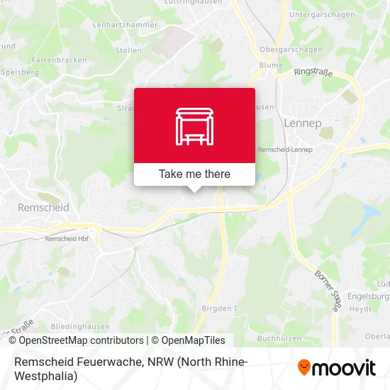 Remscheid Feuerwache map