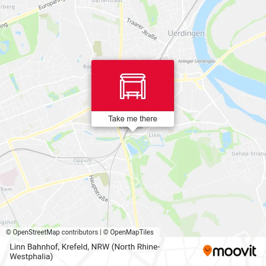 Linn Bahnhof, Krefeld map