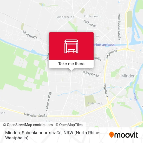 Minden, Schenkendorfstraße map