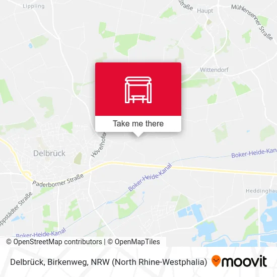 Delbrück, Birkenweg map