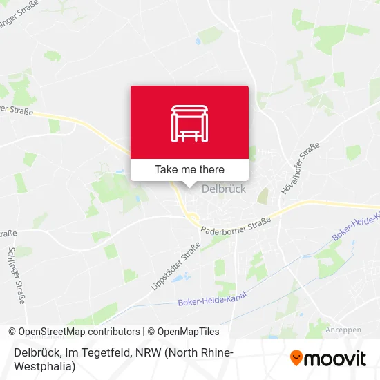 Delbrück, Im Tegetfeld map