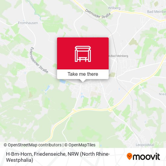 H-Bm-Horn, Friedenseiche map