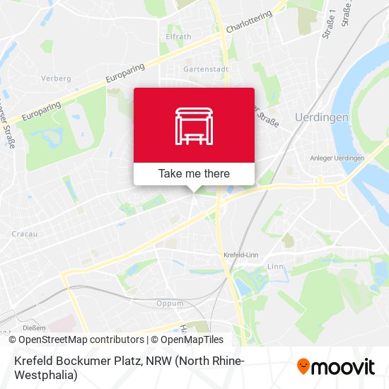 Карта Krefeld Bockumer Platz