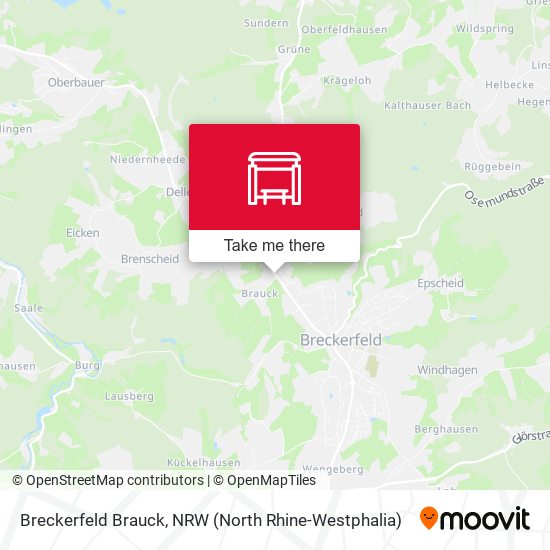 Карта Breckerfeld Brauck