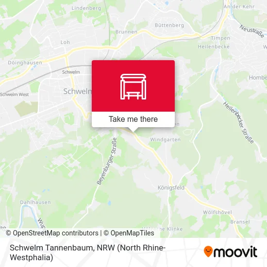 Карта Schwelm Tannenbaum