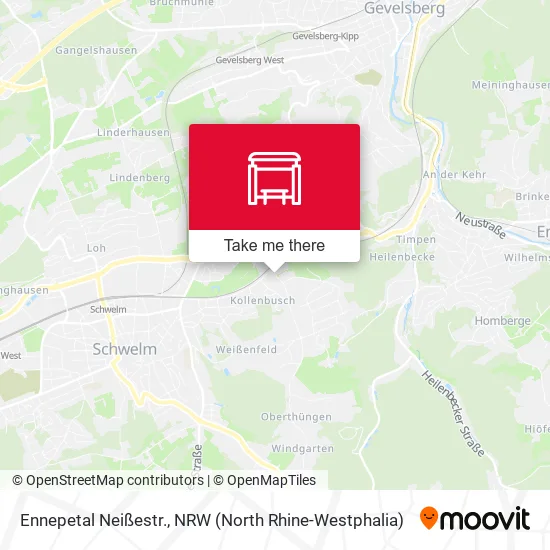 Карта Ennepetal Neißestr.