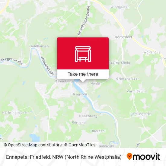 Карта Ennepetal Friedfeld