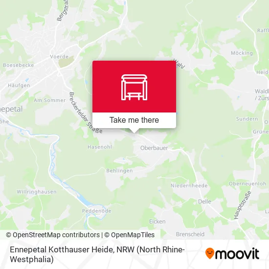 Карта Ennepetal Kotthauser Heide