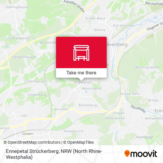 Ennepetal Strückerberg map