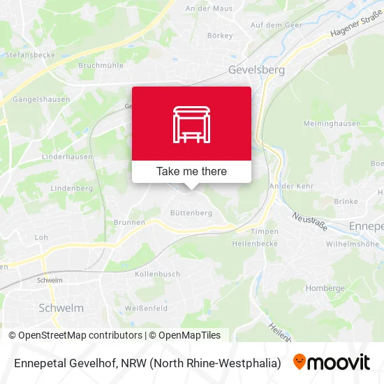 Карта Ennepetal Gevelhof