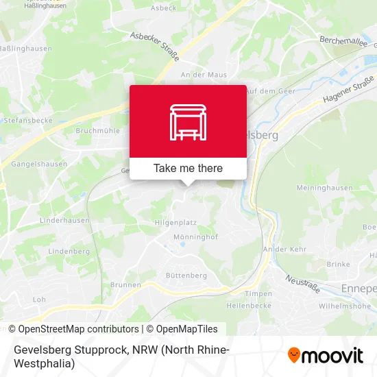 Gevelsberg Stupprock map