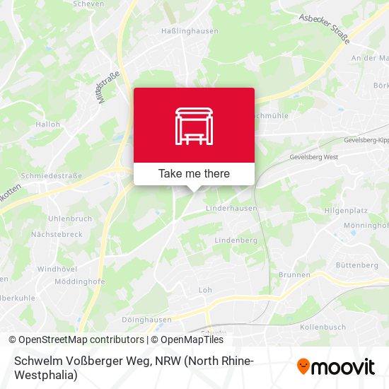 Schwelm Voßberger Weg map