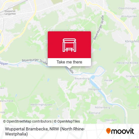 Карта Wuppertal Brambecke