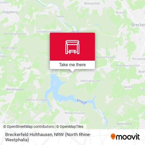 Карта Breckerfeld Holthausen