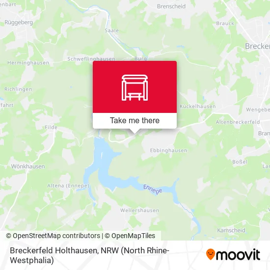 Карта Breckerfeld Holthausen