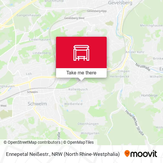 Карта Ennepetal Neißestr.