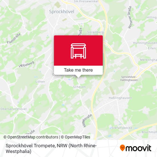 Sprockhövel Trompete map